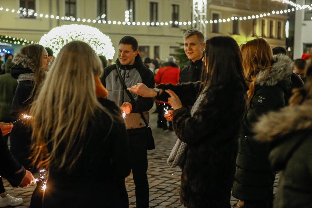 Naujametinis fejerverkas Klaipėdoje 2019