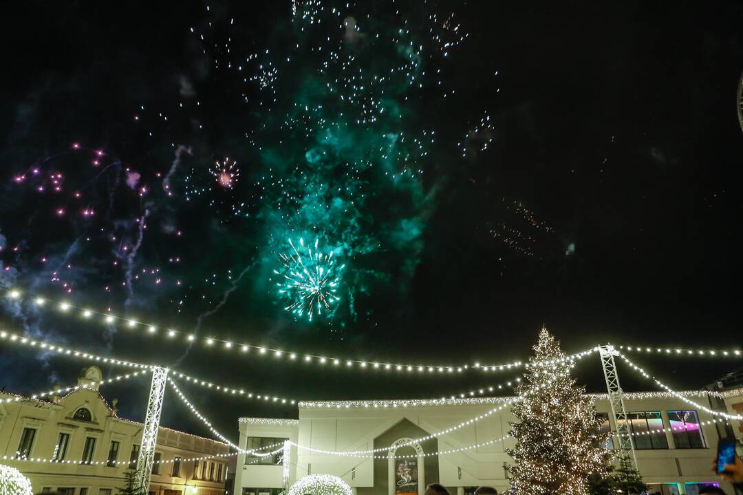 Naujametinis fejerverkas Klaipėdoje 2019