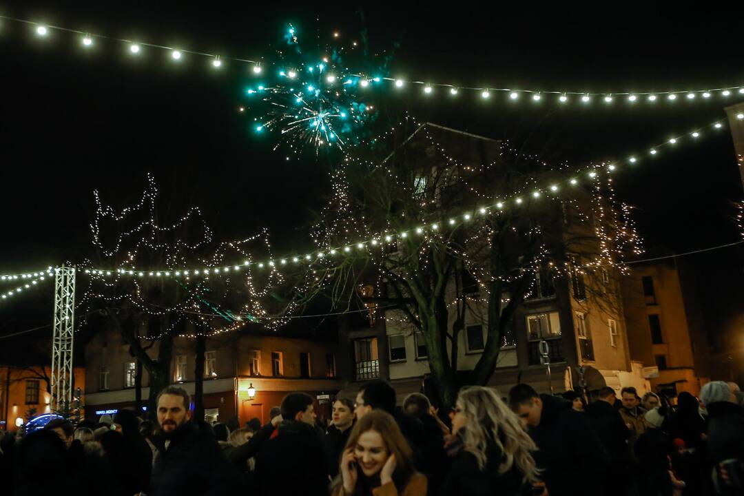 Naujametinis fejerverkas Klaipėdoje 2019