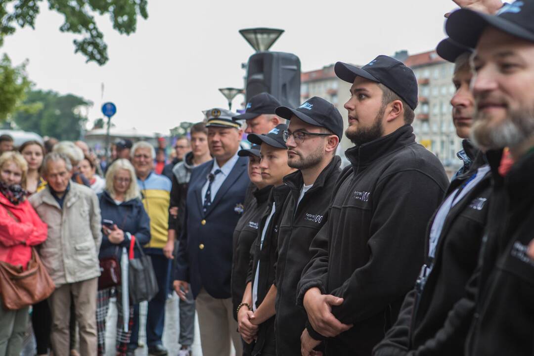Jachtos "Lietuva" išlydėtuvės