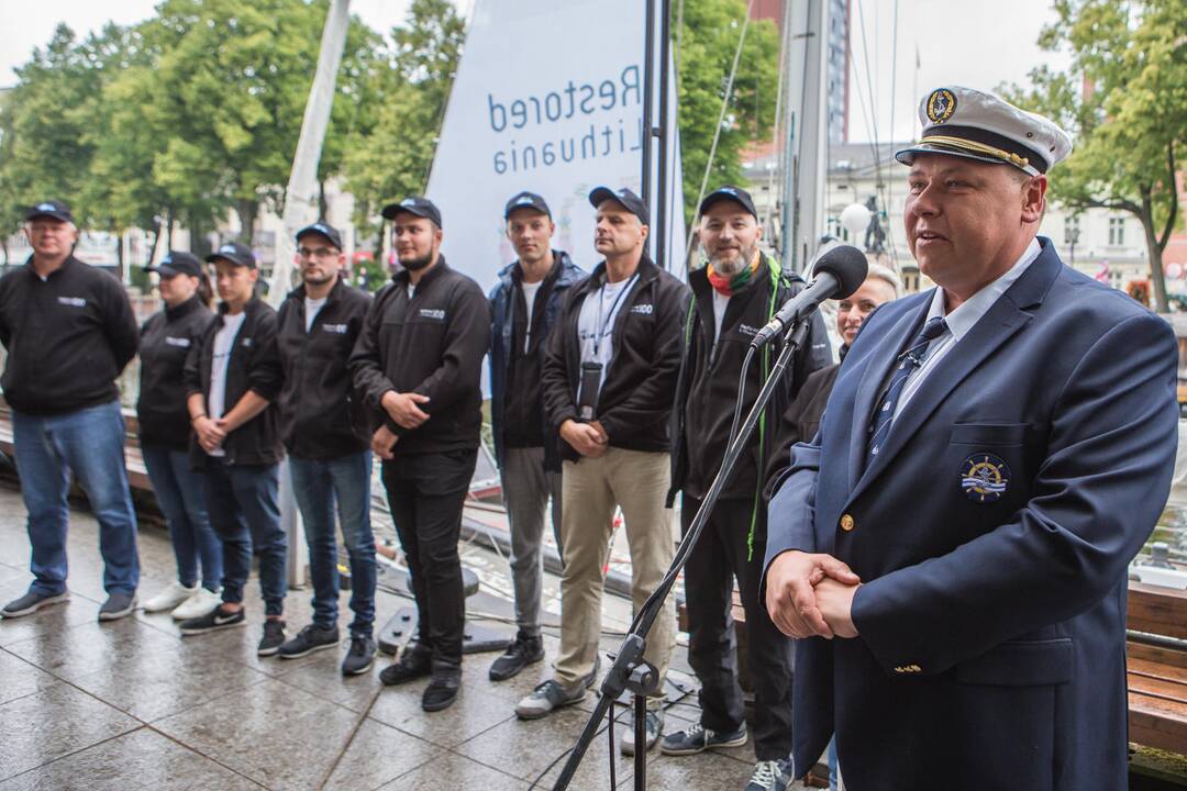 Jachtos "Lietuva" išlydėtuvės