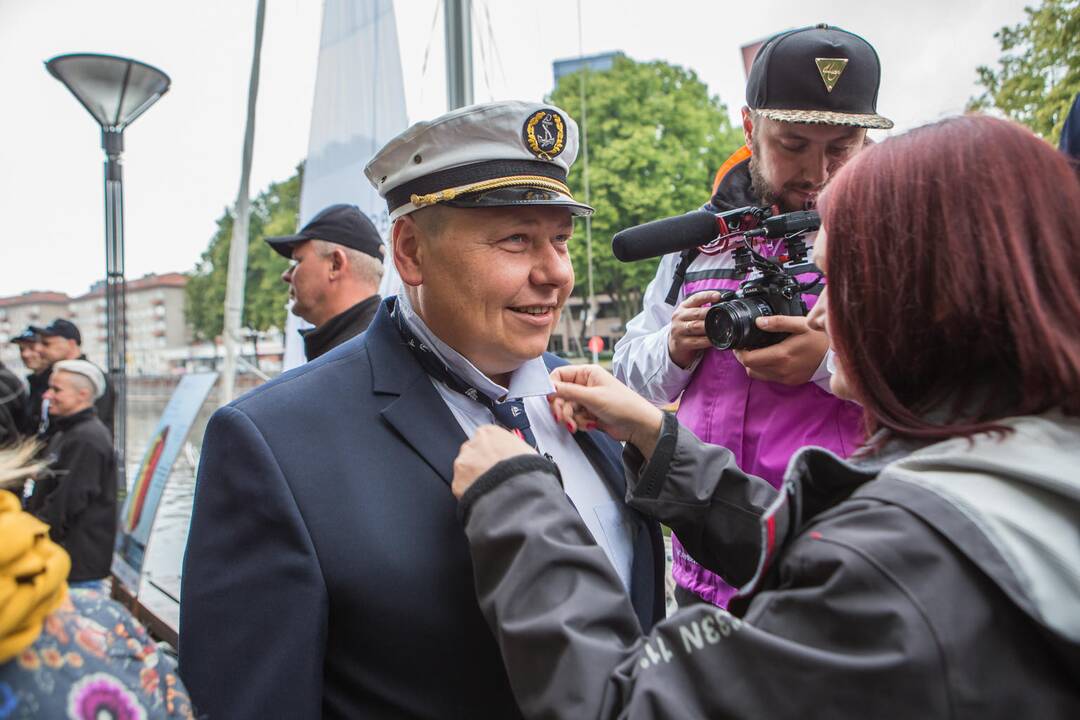 Jachtos "Lietuva" išlydėtuvės