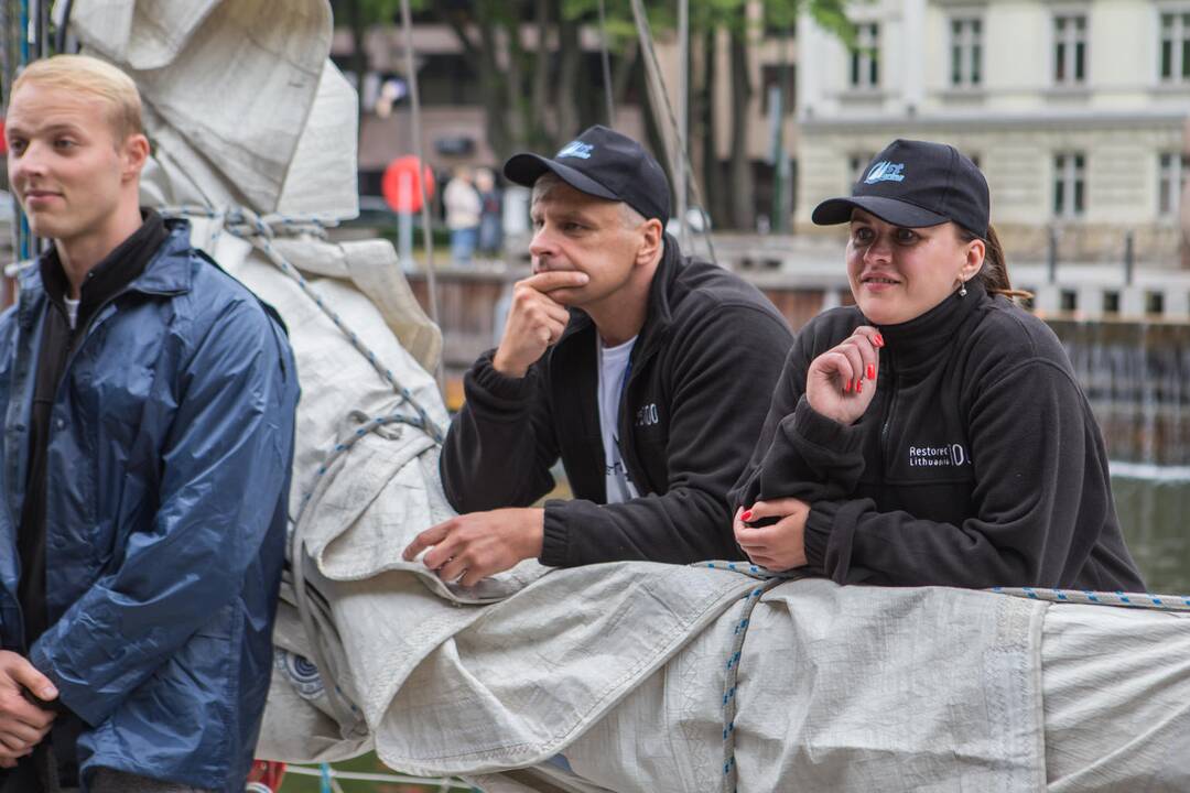 Jachtos "Lietuva" išlydėtuvės