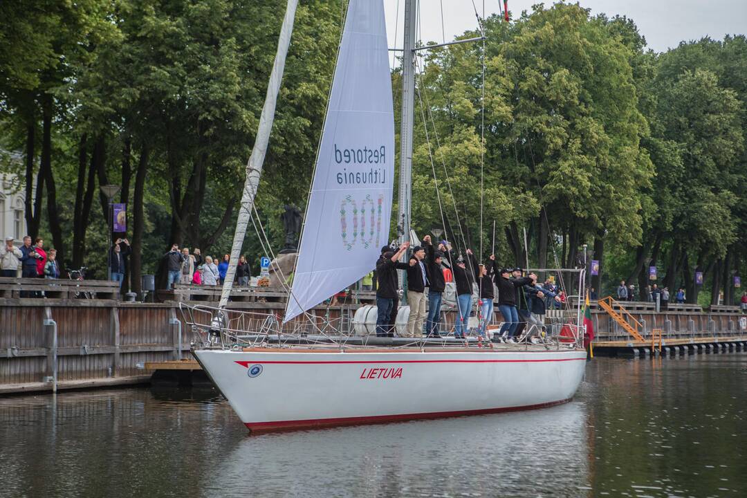 Jachtos "Lietuva" išlydėtuvės