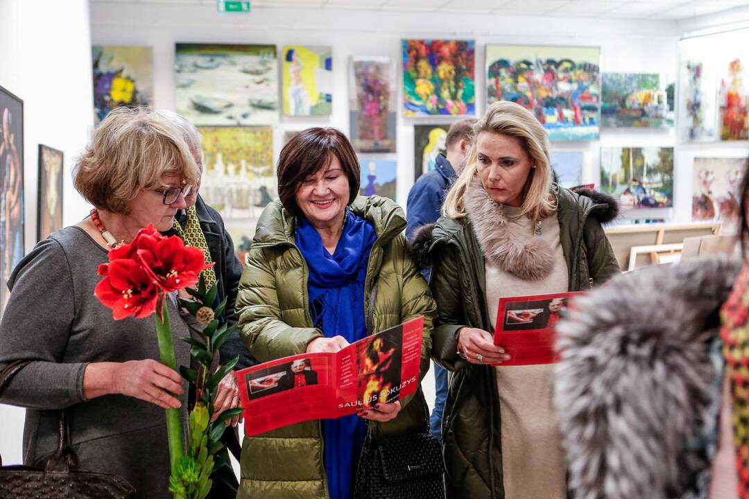 S.Jokužio fotografijų parodos atidarymas