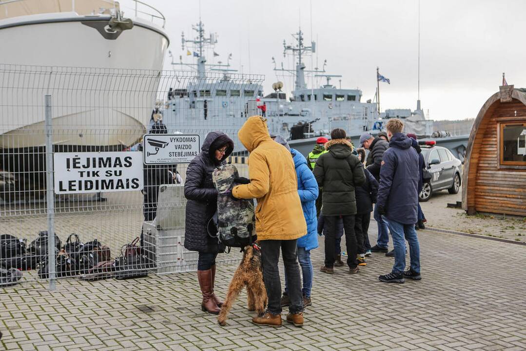 Klaipėdiečius sudomino NATO laivai