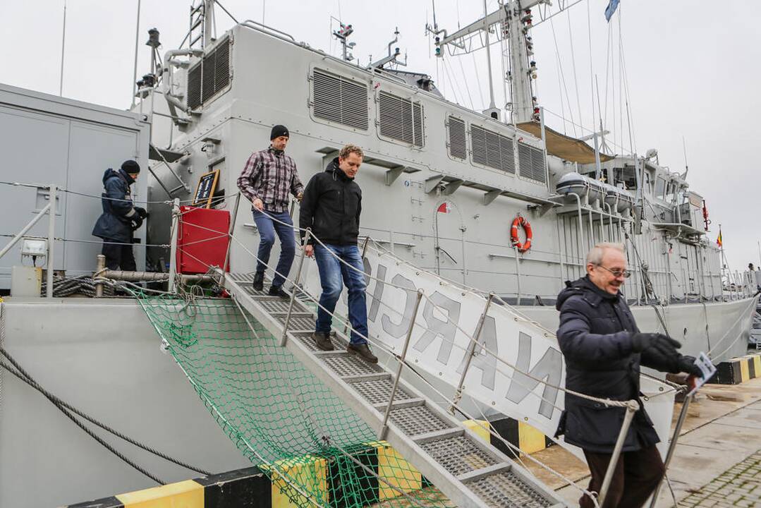 Klaipėdiečius sudomino NATO laivai