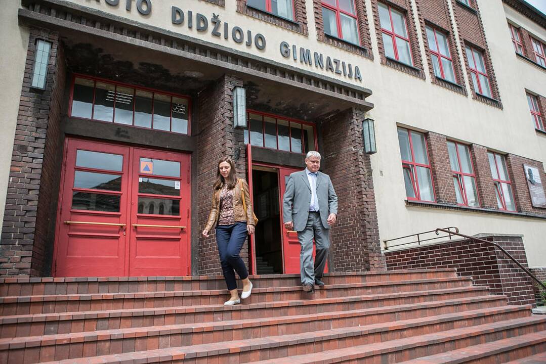 Meras lankėse Vytauto Didžiojo gimnazijoje