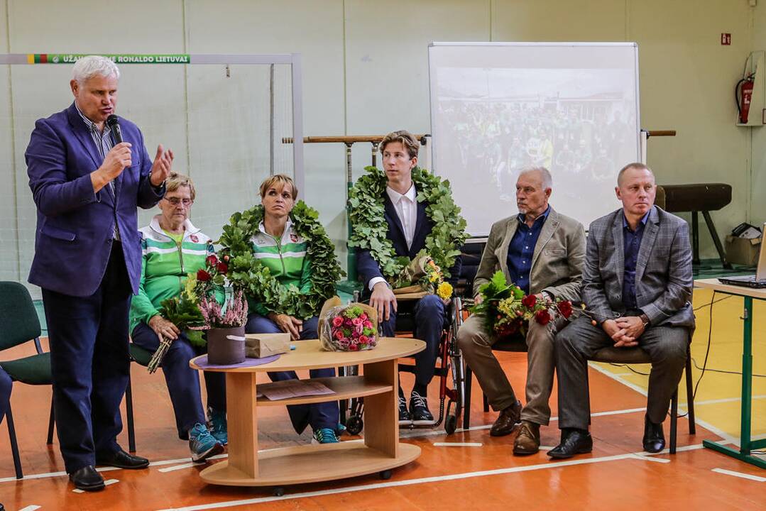 Parolimpiečių sutikimas