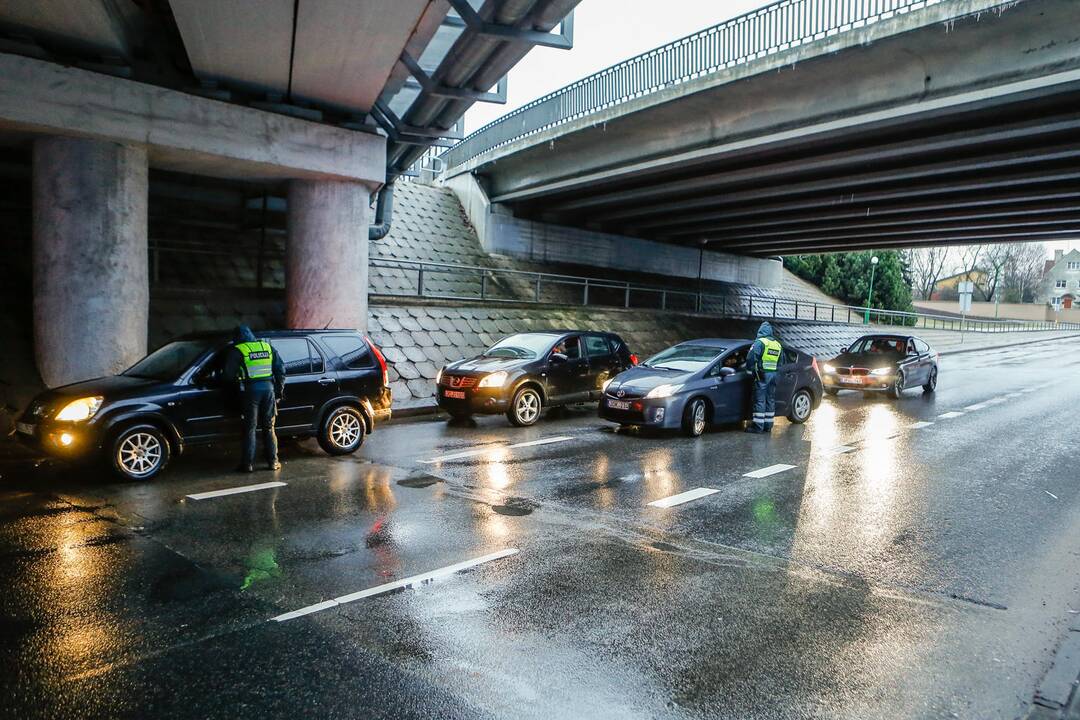 Kelių policijos reidas Klaipėdoje