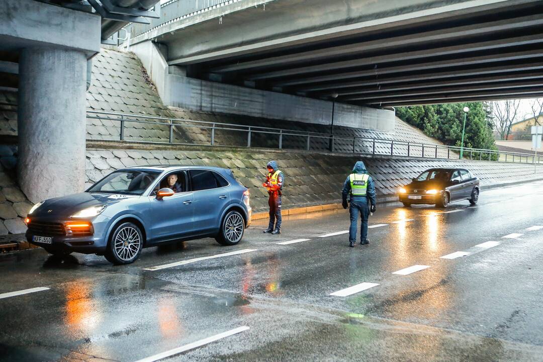 Kelių policijos reidas Klaipėdoje