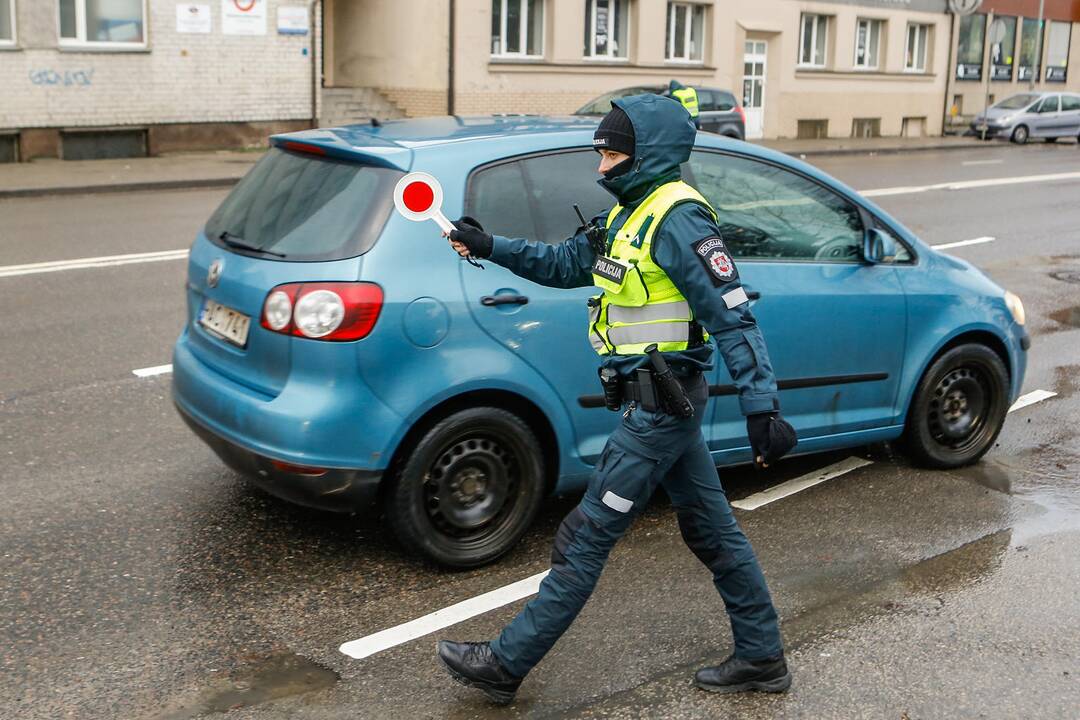 Kelių policijos reidas Klaipėdoje