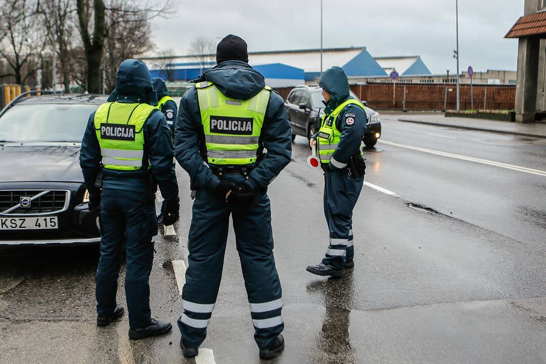 Kelių policijos reidas Klaipėdoje