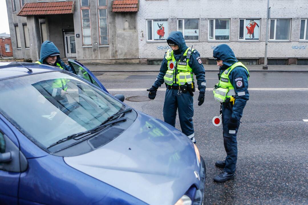 Kelių policijos reidas Klaipėdoje