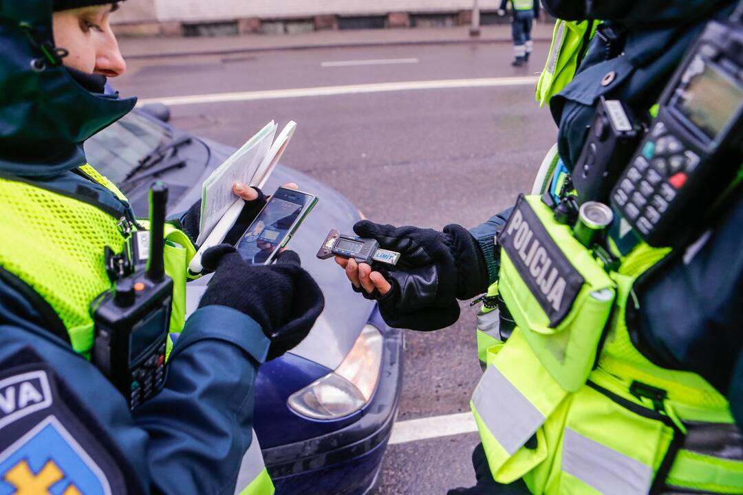 Kelių policijos reidas Klaipėdoje