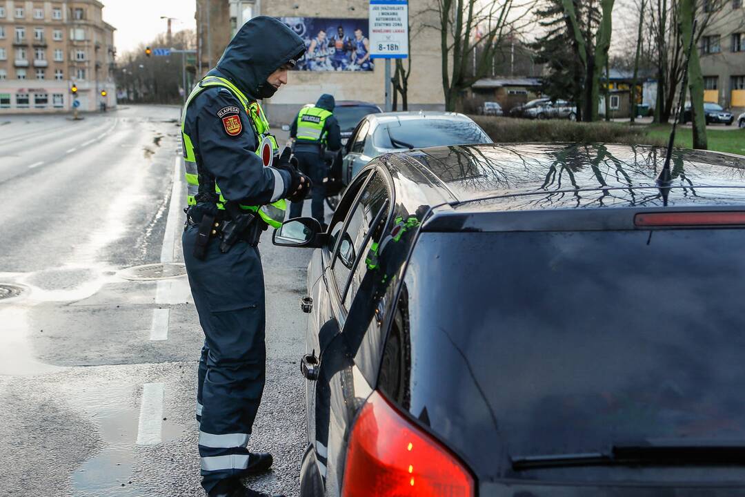 Kelių policijos reidas Klaipėdoje