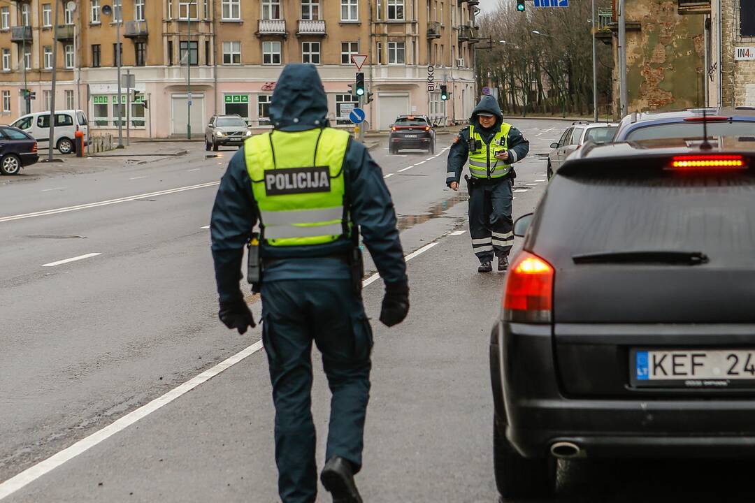 Kelių policijos reidas Klaipėdoje