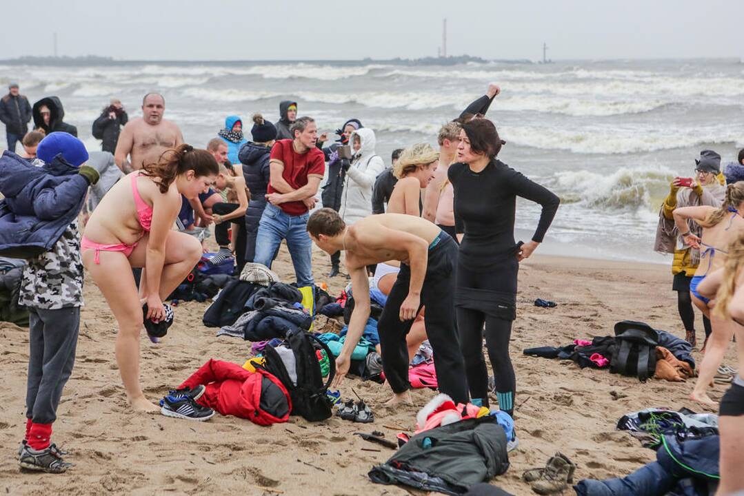 Maudynės jūroje 2017 metų rytą