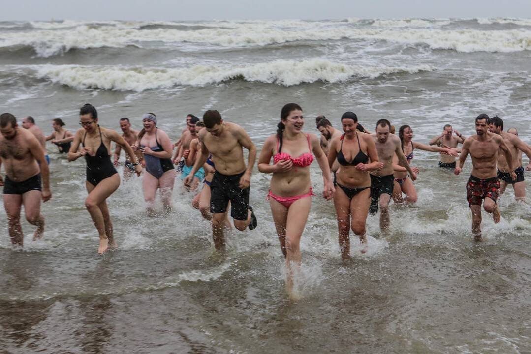 Maudynės jūroje 2017 metų rytą