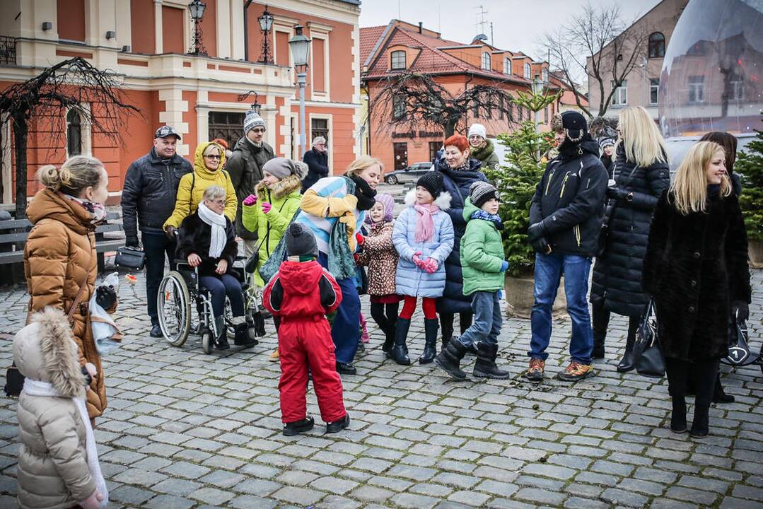 Šeimų popietė su Kalėdų Seneliu