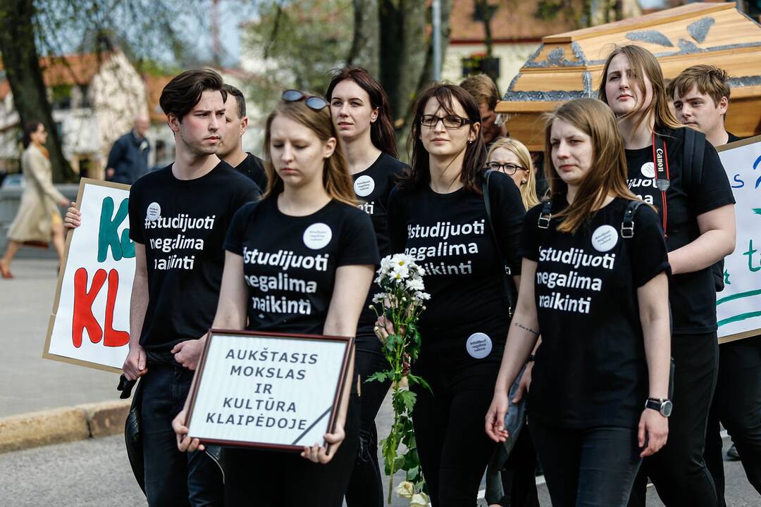 Studentų gedulo akcija