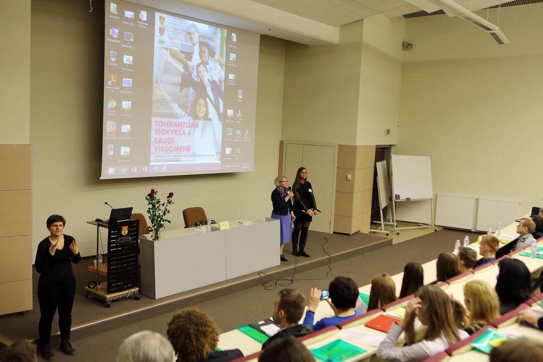 Mokinių konferencija „Tolerantiška mokykla – saugi visuomenė“