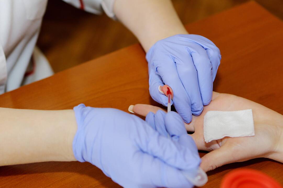 Gimnazistai neatlygintinai davė kraujo