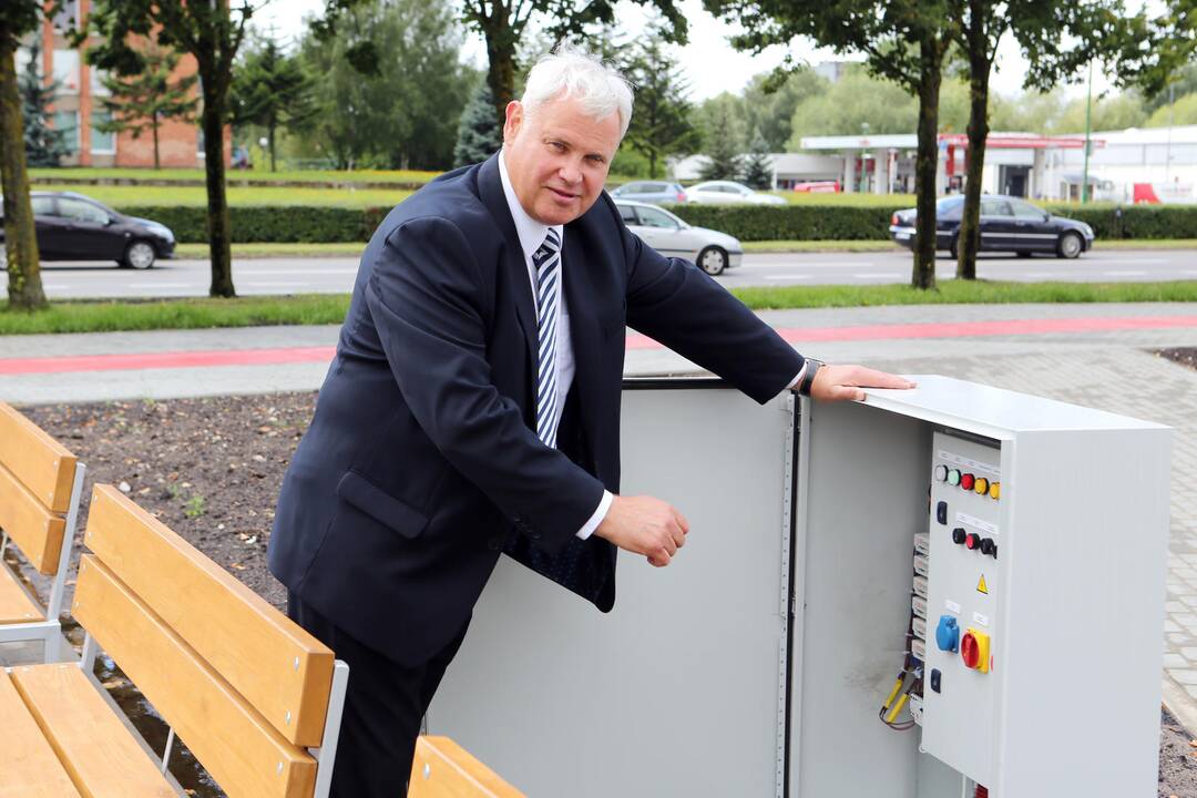 Rekonstruotas Pempininkų fontanas