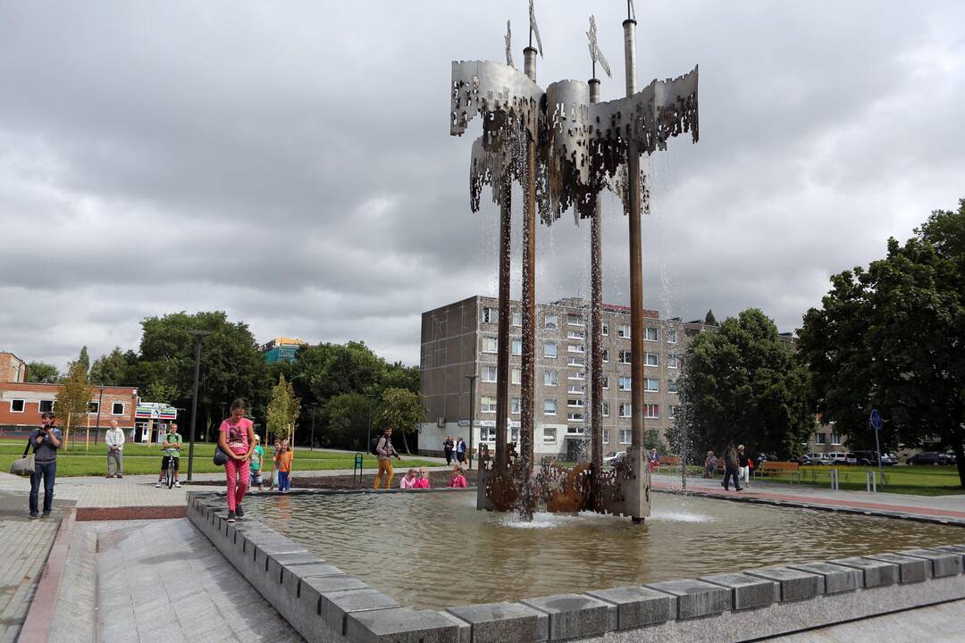 Rekonstruotas Pempininkų fontanas