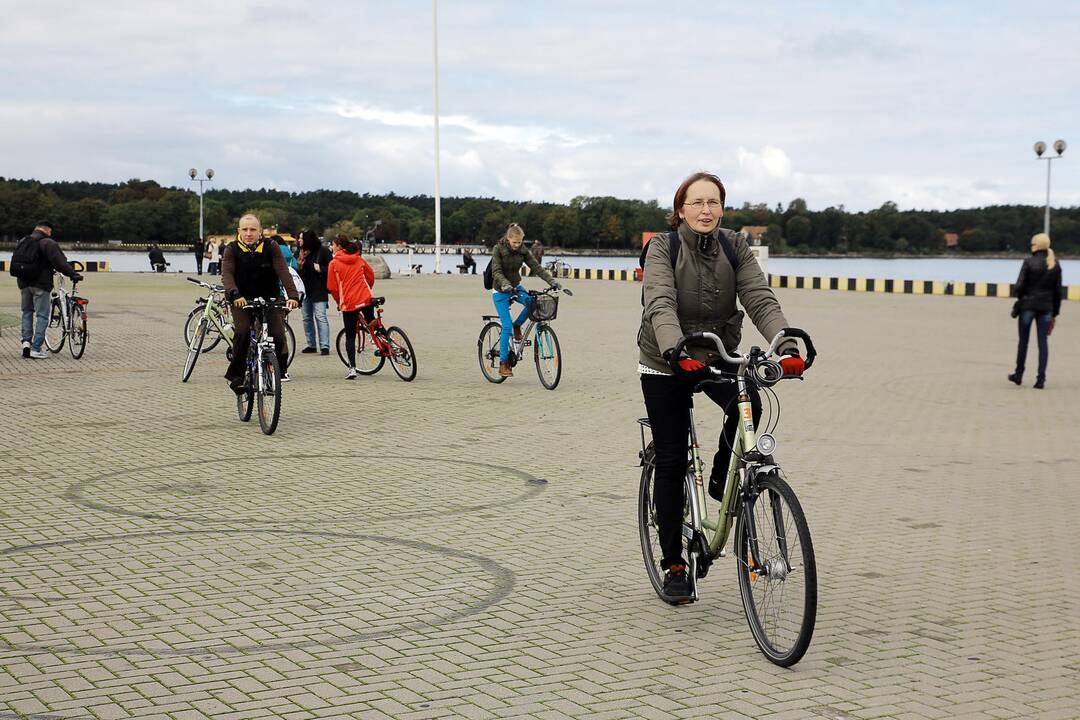 Pasaulinei turizmo dienai dviratininkų žygis