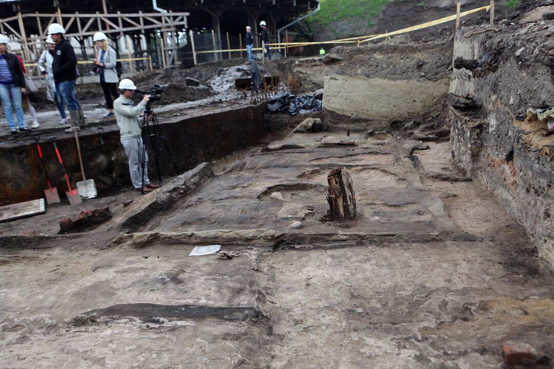 Archeologiniai kasinėjimai piliavietėje