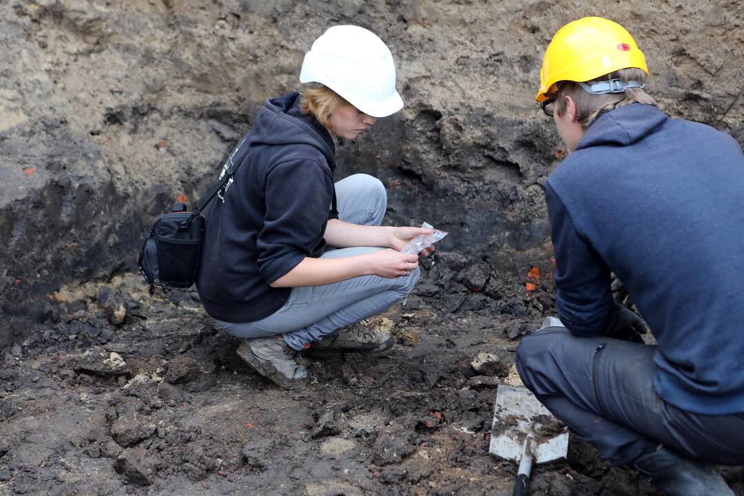 Archeologiniai kasinėjimai piliavietėje