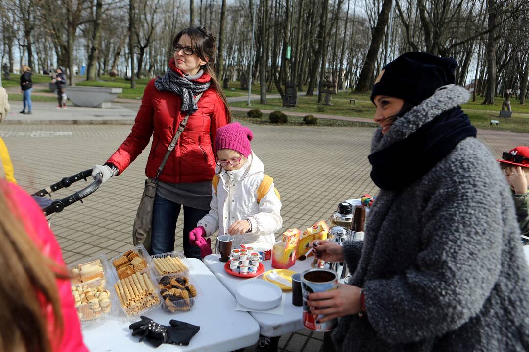 Vynerio arbatėlė skulptūrų parke