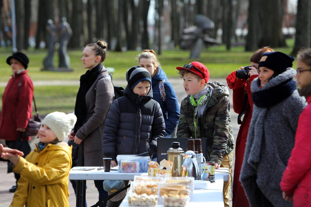 Vynerio arbatėlė skulptūrų parke