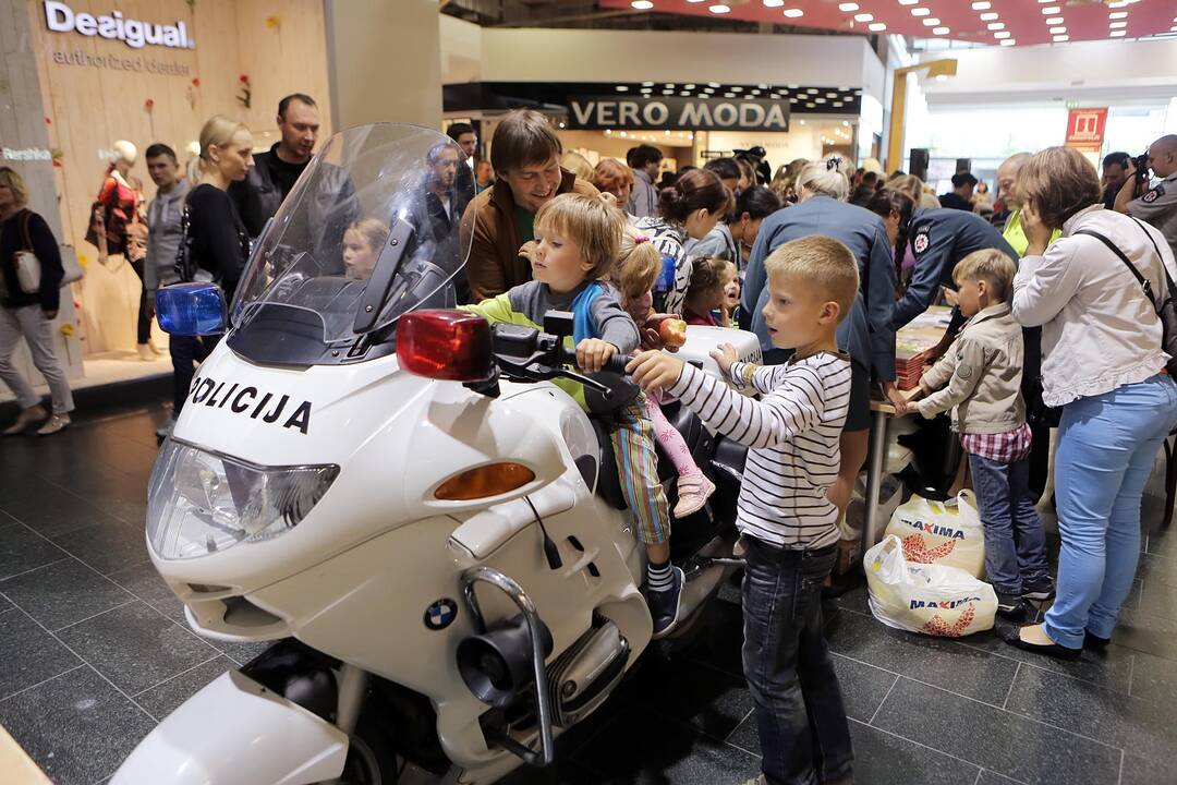 Policininkai nudžiugino mažuosius klaipėdiečius