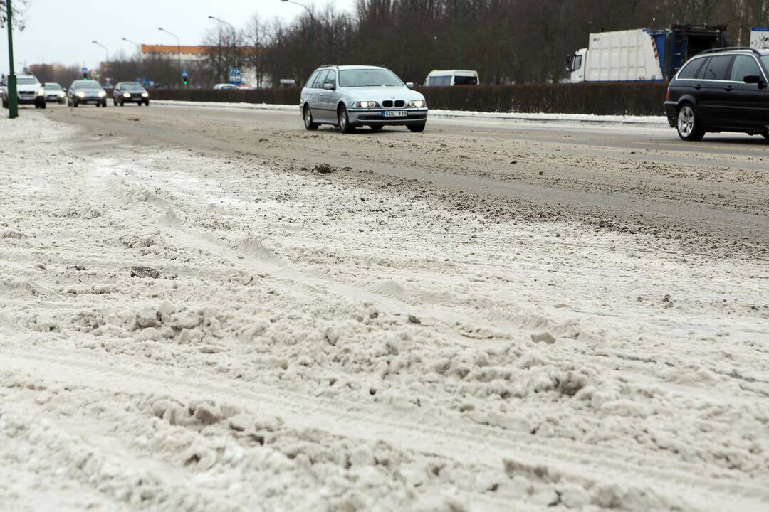 Eismo sąlygos Klaipėdoje