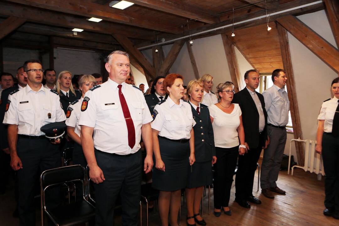 Priesaiką davė policininkės