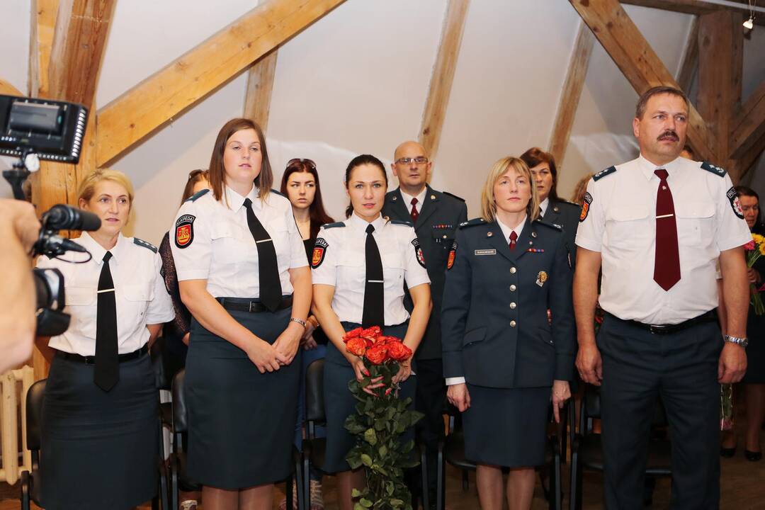 Priesaiką davė policininkės