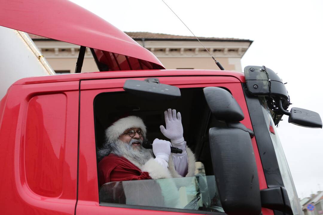 Kalėdinis karavanas Klaipėdoje