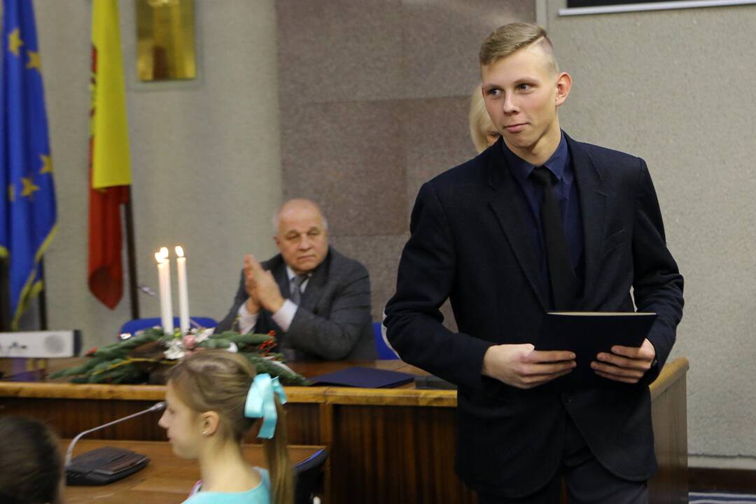 Pagerbti gabiausi mokiniai