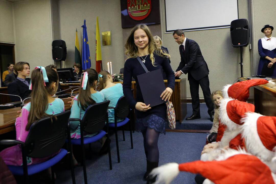 Pagerbti gabiausi mokiniai