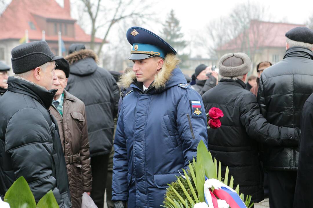 Veteranai minėjo raudonosios armijos įžengimo į Klaipėdą metinės