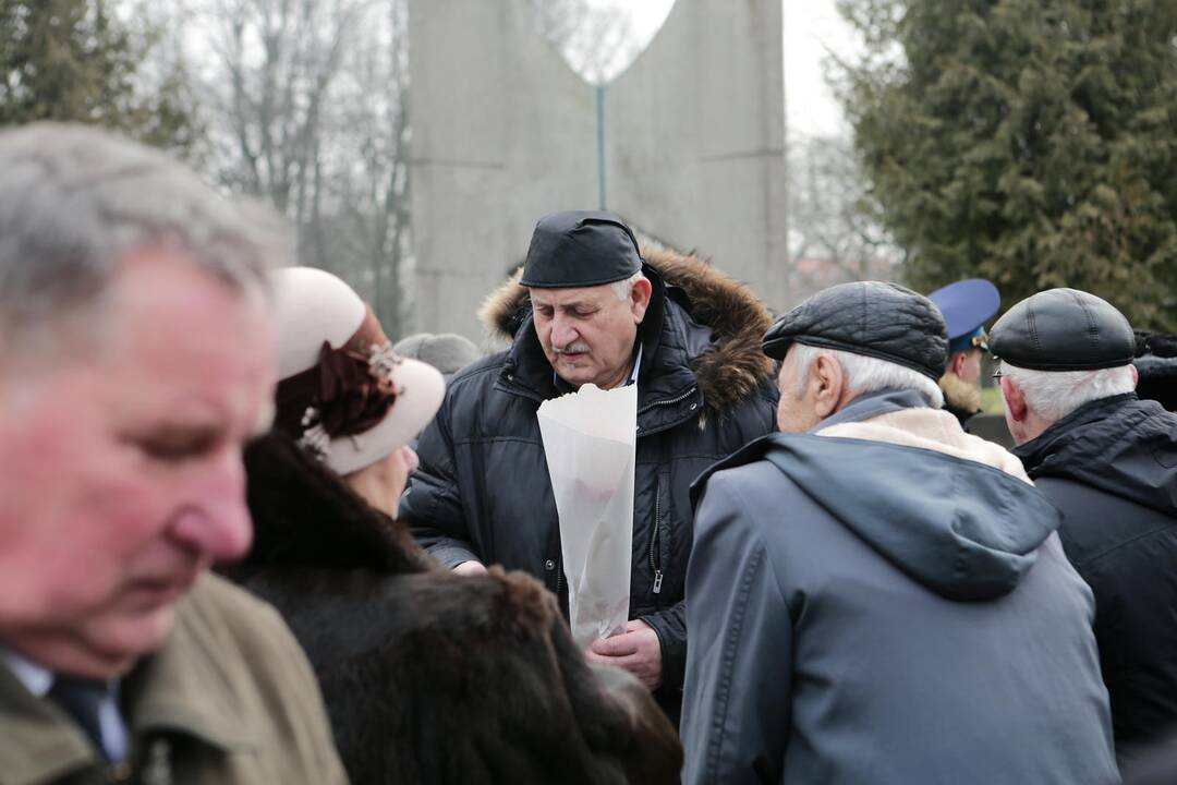 Veteranai minėjo raudonosios armijos įžengimo į Klaipėdą metinės