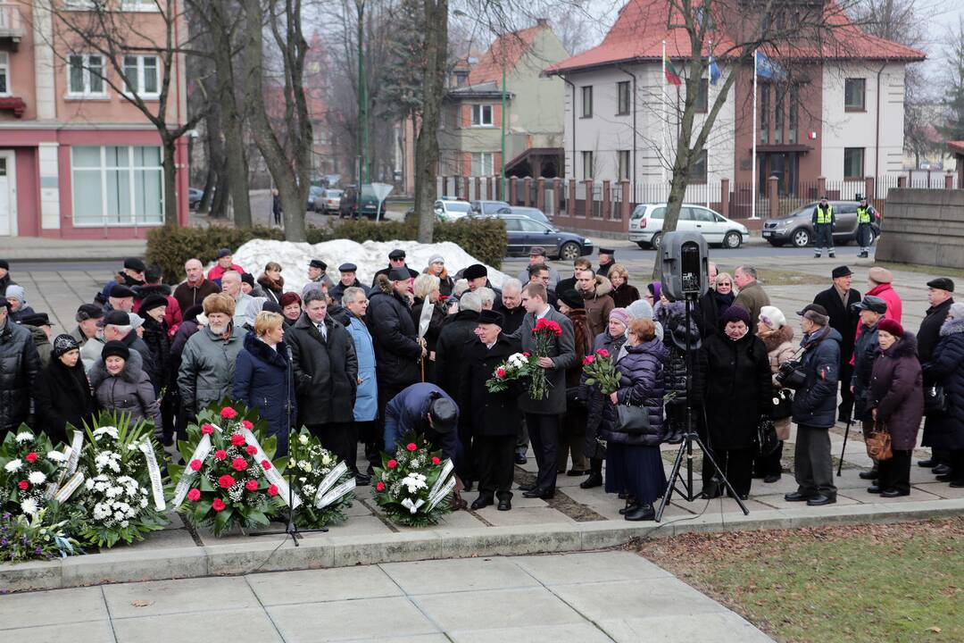 Veteranai minėjo raudonosios armijos įžengimo į Klaipėdą metinės