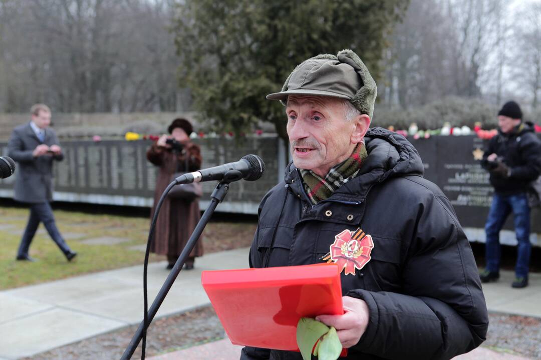 Veteranai minėjo raudonosios armijos įžengimo į Klaipėdą metinės