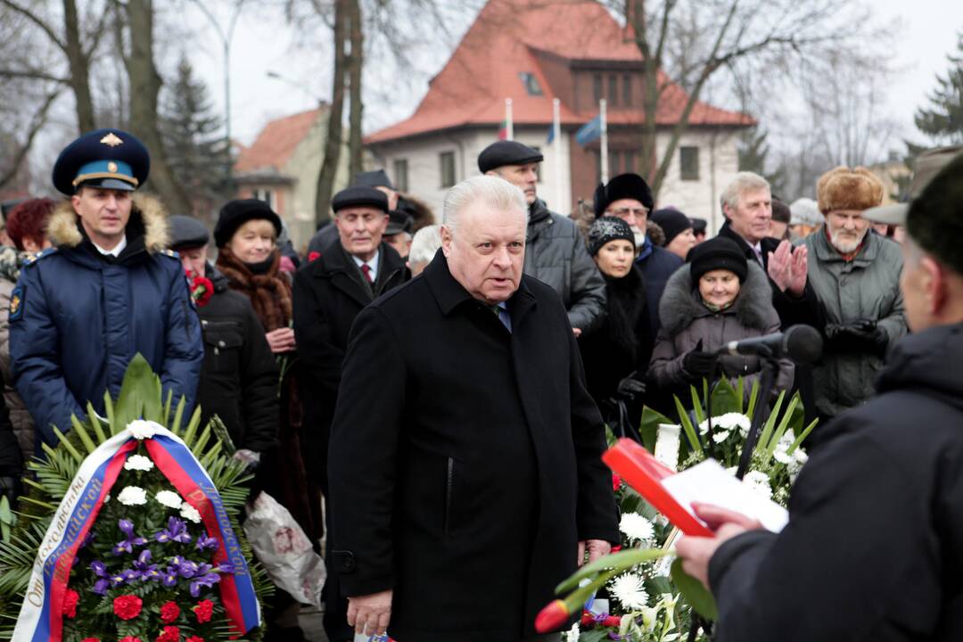 Veteranai minėjo raudonosios armijos įžengimo į Klaipėdą metinės