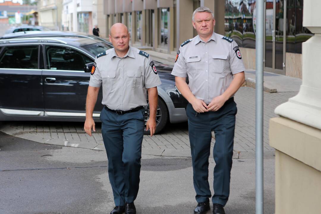 Meras padėkojo policininkams