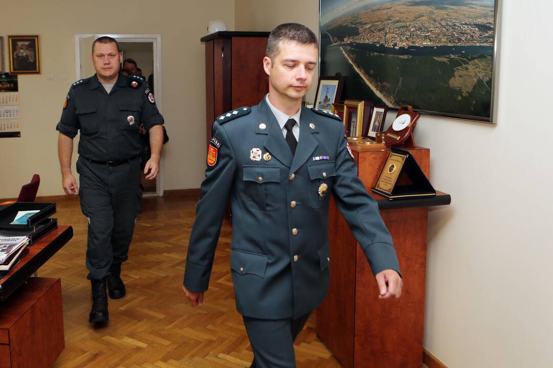 Meras padėkojo policininkams