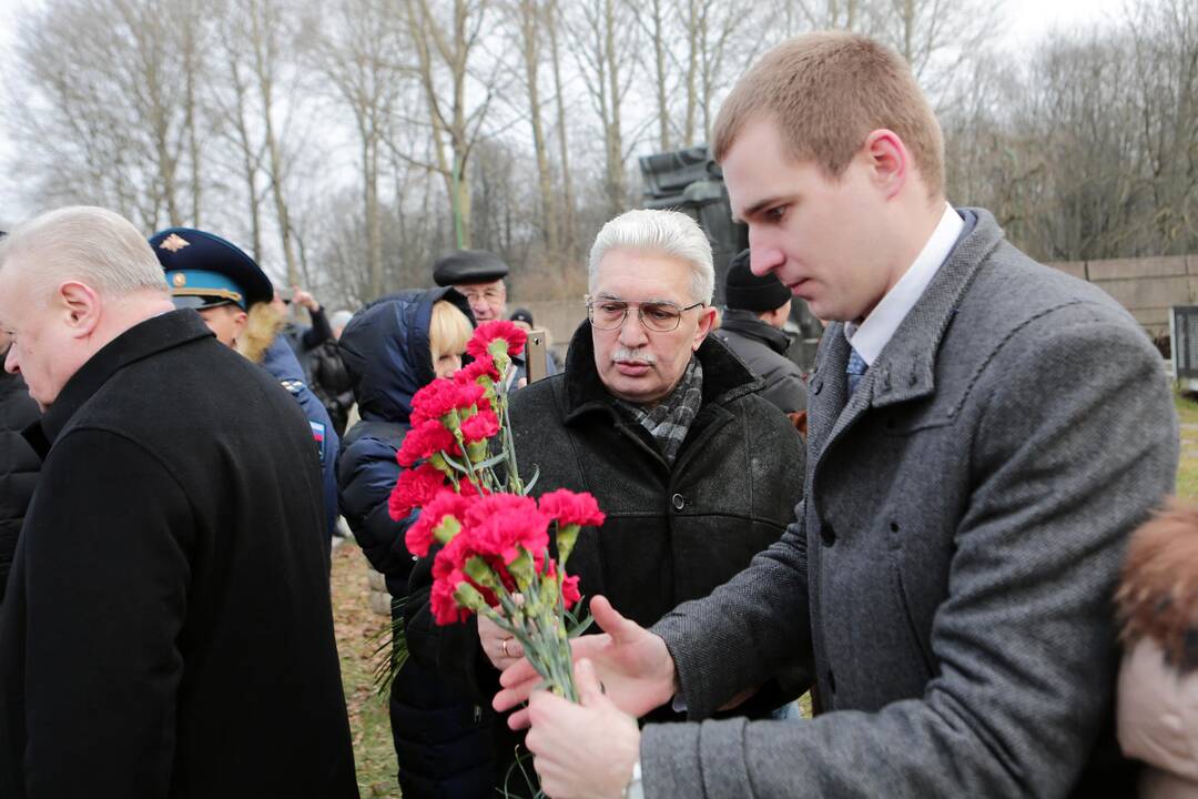 Veteranai minėjo raudonosios armijos įžengimo į Klaipėdą metinės
