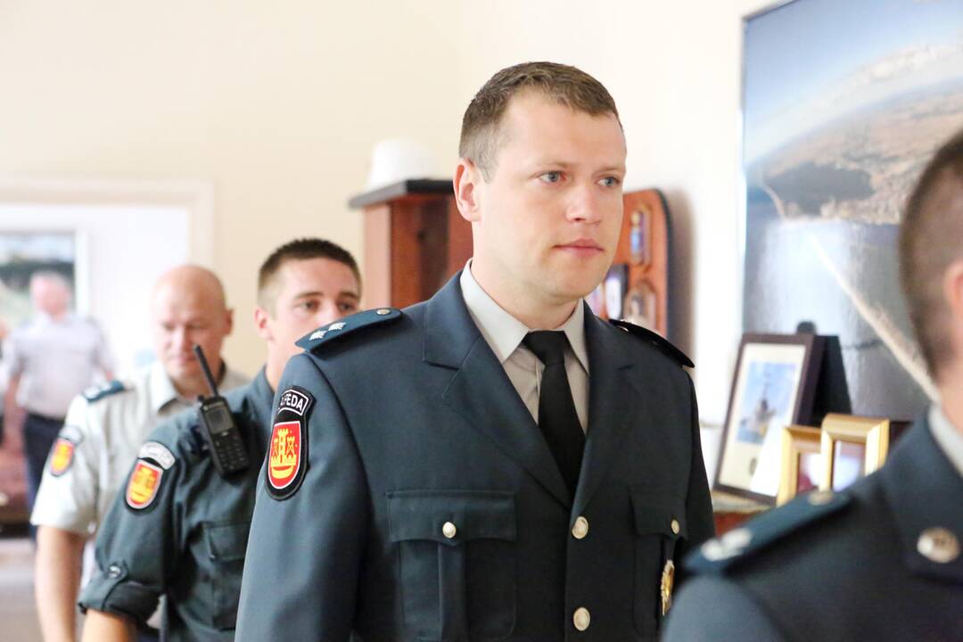 Meras padėkojo policininkams